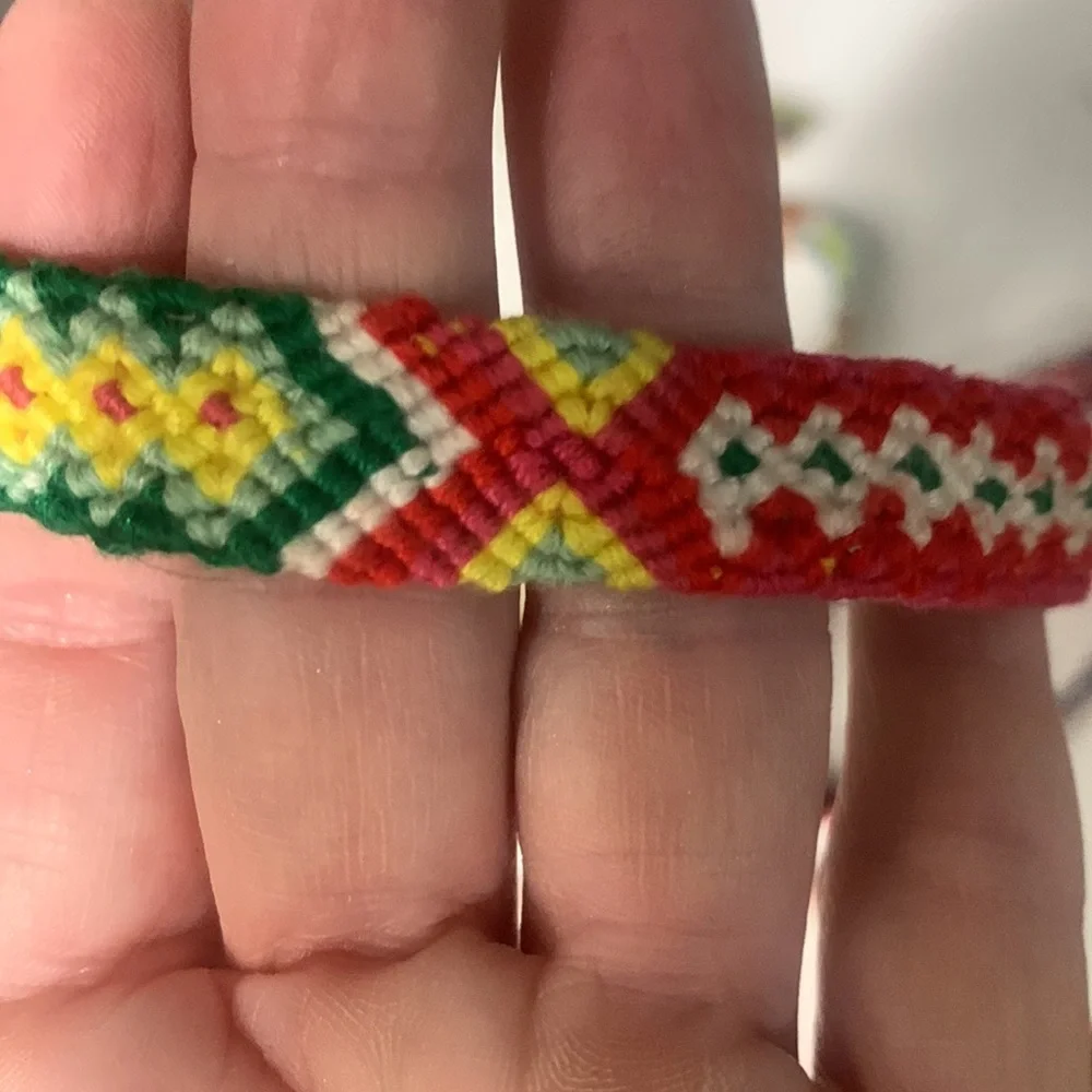Five boho bracelets